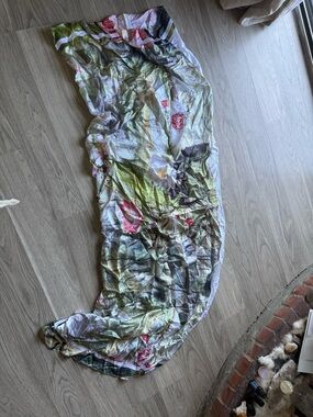 Ted Baker silk wrap in Green, White & Pink